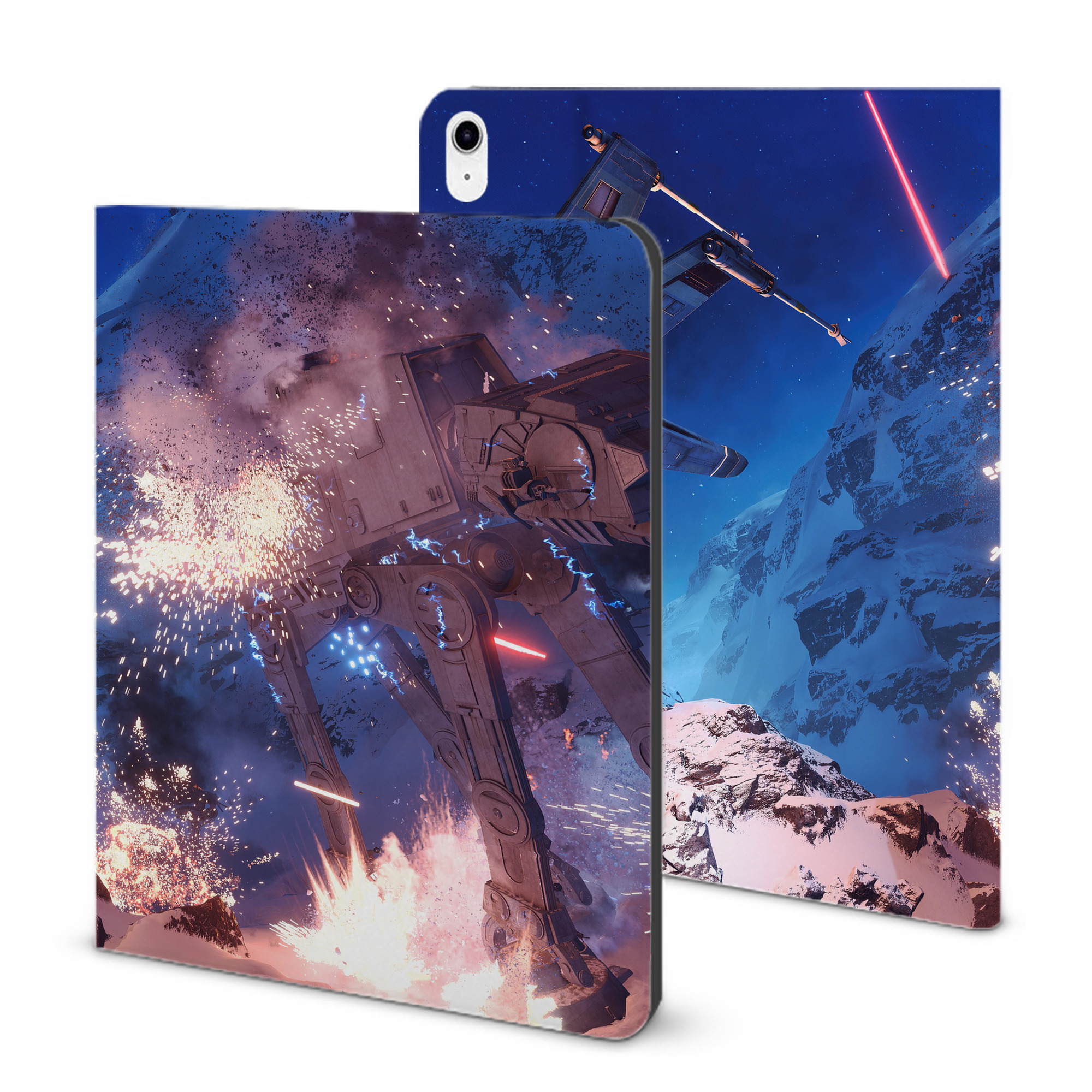 （画像用） スター・ウォーズ Star Wars IPad ケース ブック型 PUレザー TPU 耐衝撃 軽量 薄型 ペン収納なし 全面保護 IPad 各モデル対応